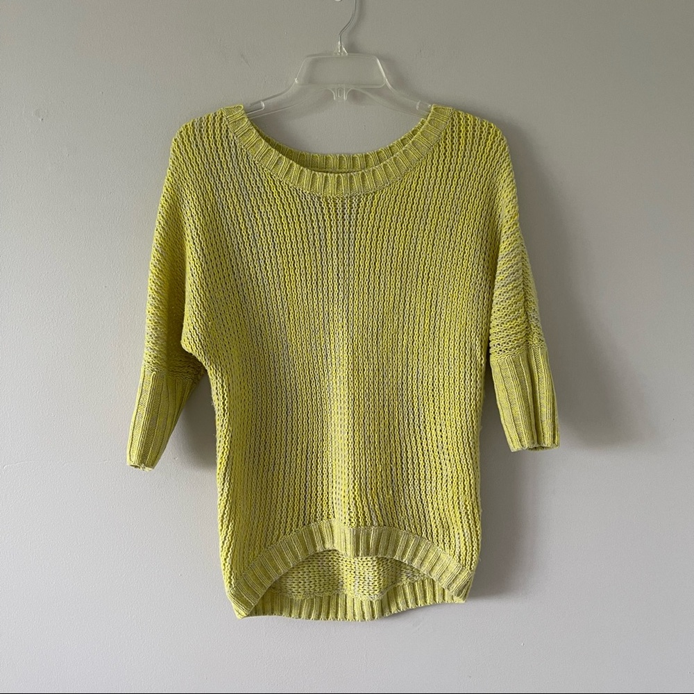 Express 3/4 sleeve knit sweater